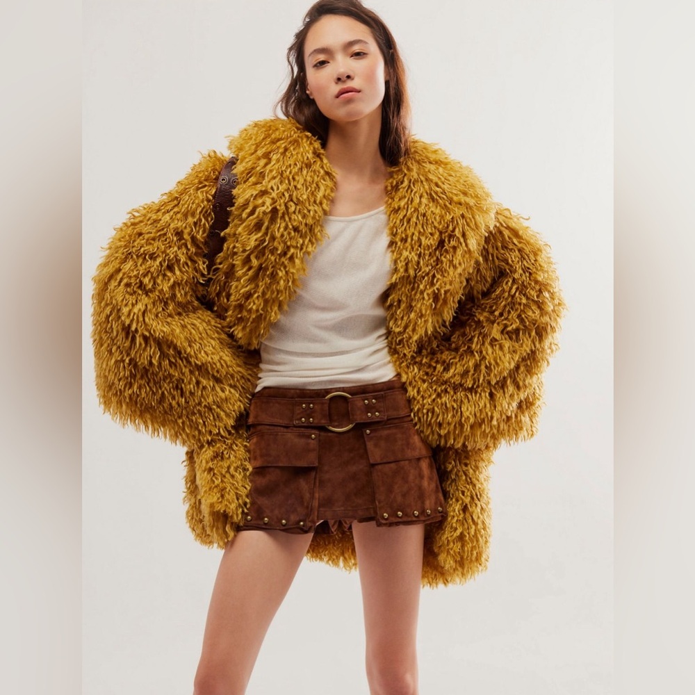 Stargazer faux fur coat NWT attached!